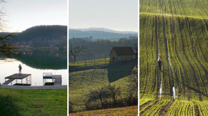 Abaliget és Orfű panorámái