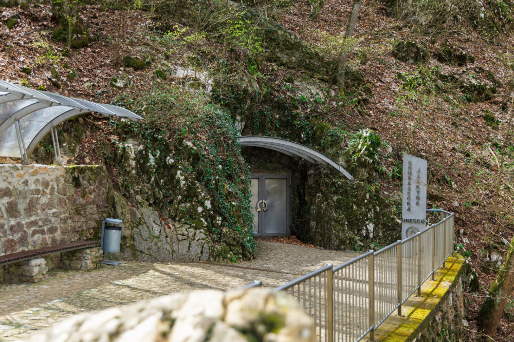 A Gombaszögi-barlang a Szlovák-karszt Nemzeti Parkban