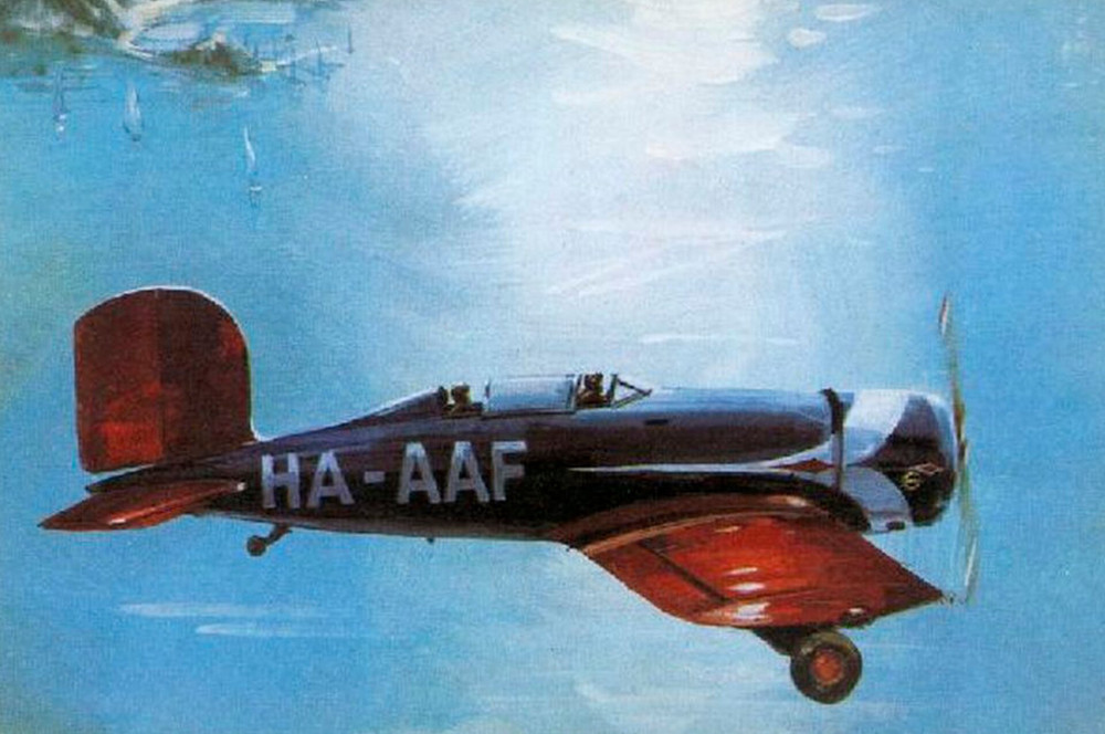 A Lockheed Sirius Model Bánfalvy Ákos rajza