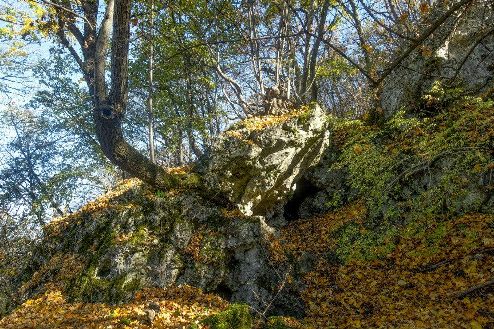 Arnóc-kői sziklaodú ősszel