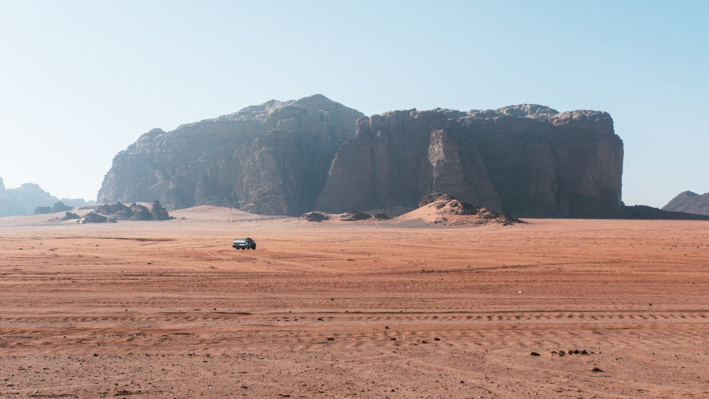 A Wadi Rum vörös sziklái