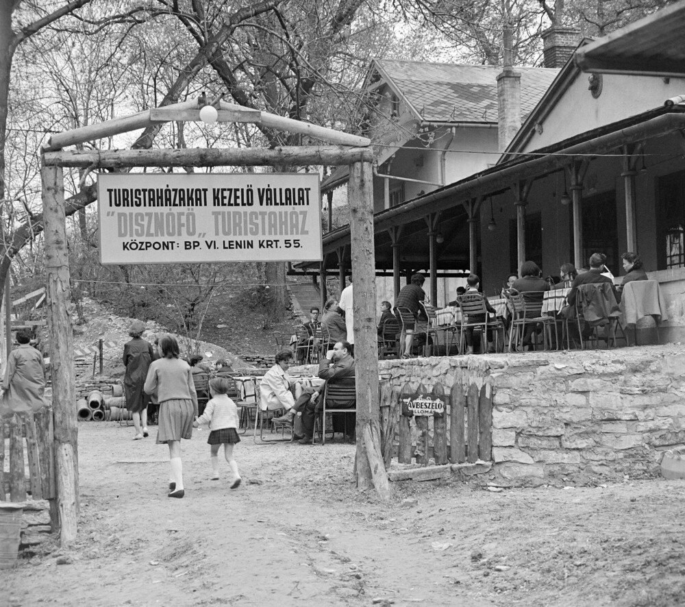 Disznófő vendéglő, turistaház 1961-ben