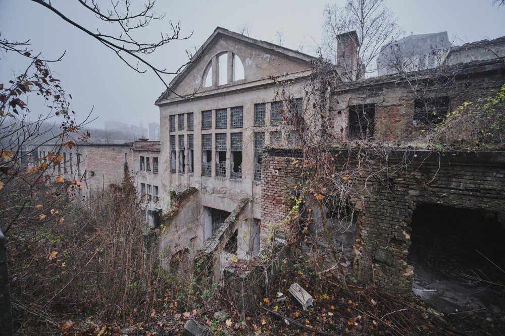 István-akna bányaépületei, urbex