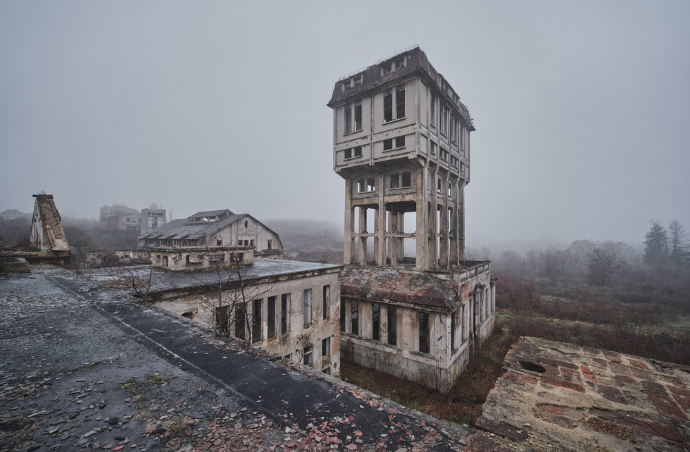 István-akna bányaépületei, urbex