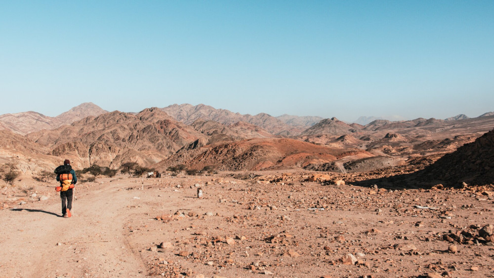 Jordan Trail túraútvonal Jordániában