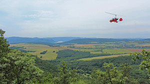 Könnyen elérhető börzsönyi panoráma a Lokó-pihenőnél