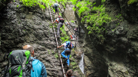 Nyárindító ferrata a Szlovák Paradicsomban