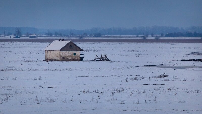 Pusztai tájkép a Szálkahalmi tanösvény kilátójából