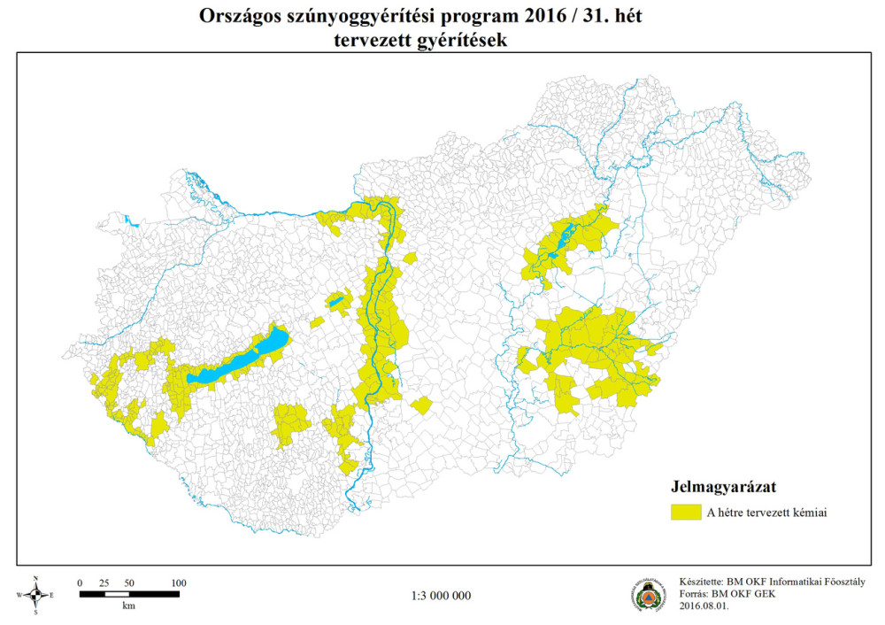 Térkép: Katasztrófavédelem