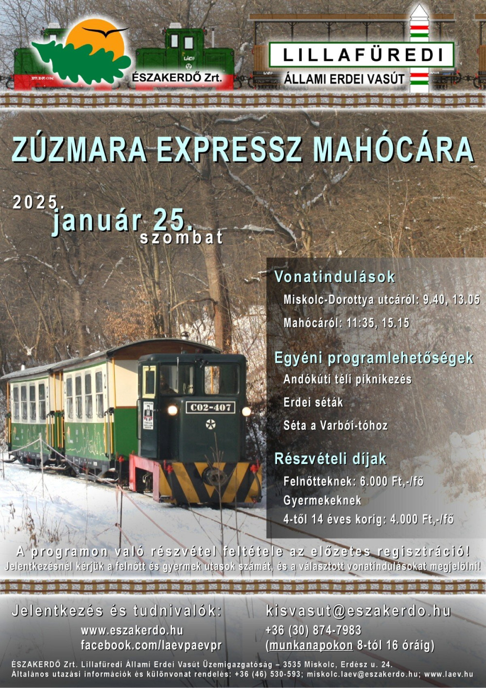 Zózmara Expressz Mahóca plakát