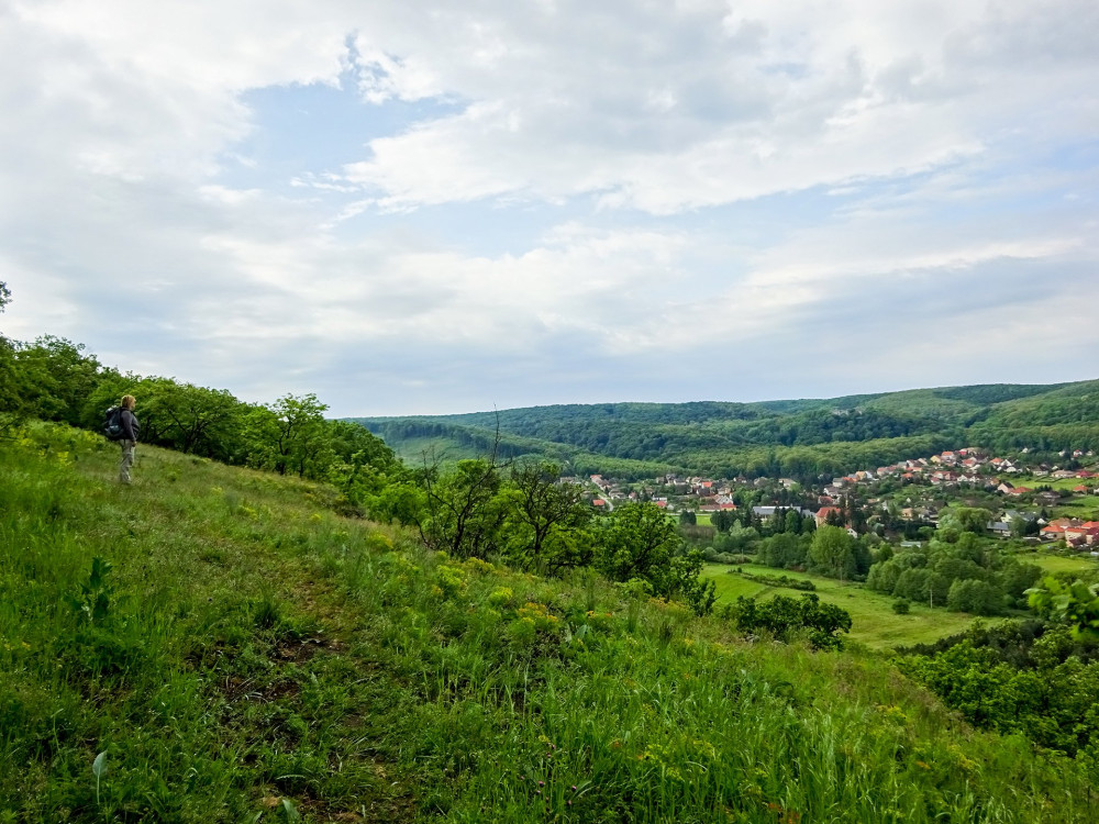 Zsigmond-kő, kilátás Várgesztesre